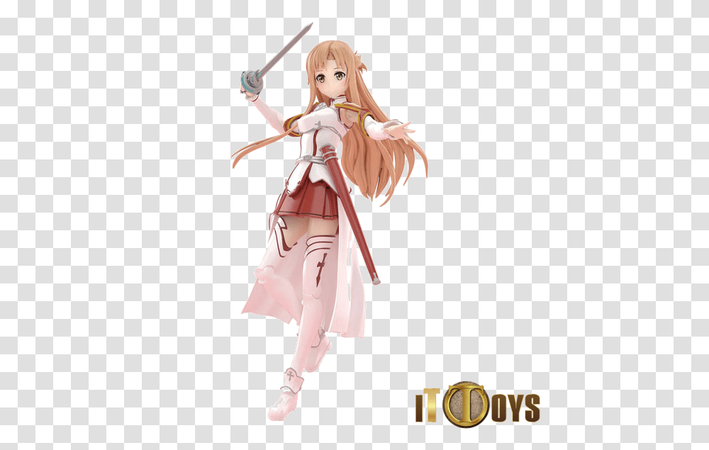 Figure Rise Standard Asuna, Person, Costume, Manga, Comics Transparent Png