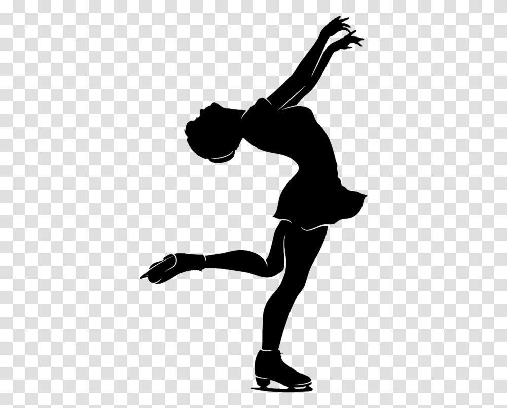 Figure Skating Spins, Person, Silhouette, Stencil, Leisure Activities Transparent Png