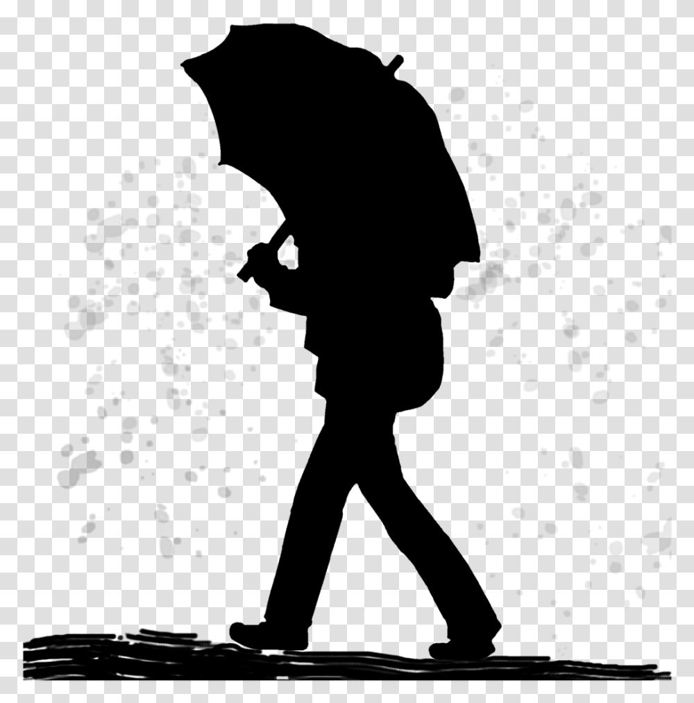 Figure With Umbrella, Gray, World Of Warcraft Transparent Png