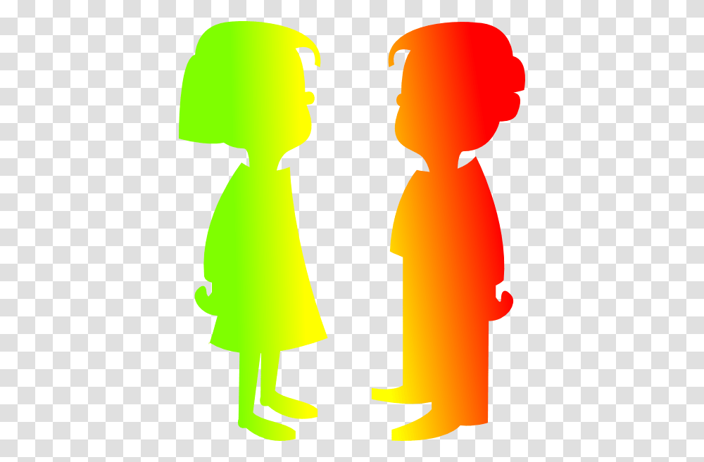 Figures Boy And Girl Clip Art, Silhouette, Crowd, Audience Transparent Png