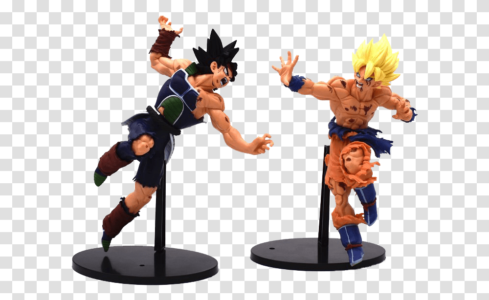 Figurine Bardock Vs Goku Ssj1 Goku, Person, Sweets, Sport, People Transparent Png