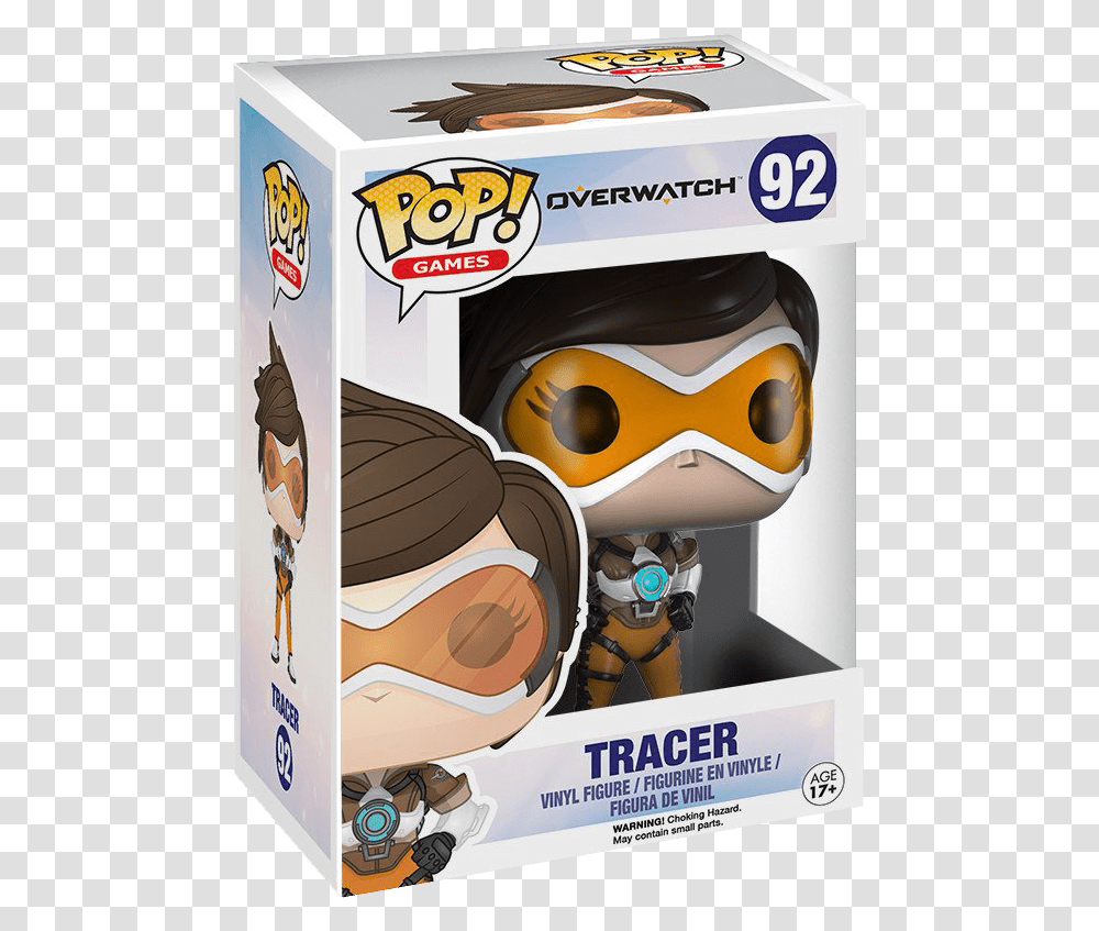 Figurine Funko Pop Overwatch, Label, Dessert, Food Transparent Png