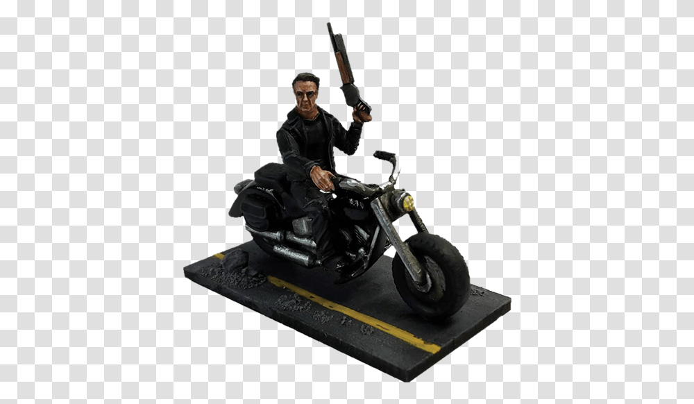 Figurine, Motorcycle, Vehicle, Transportation, Person Transparent Png