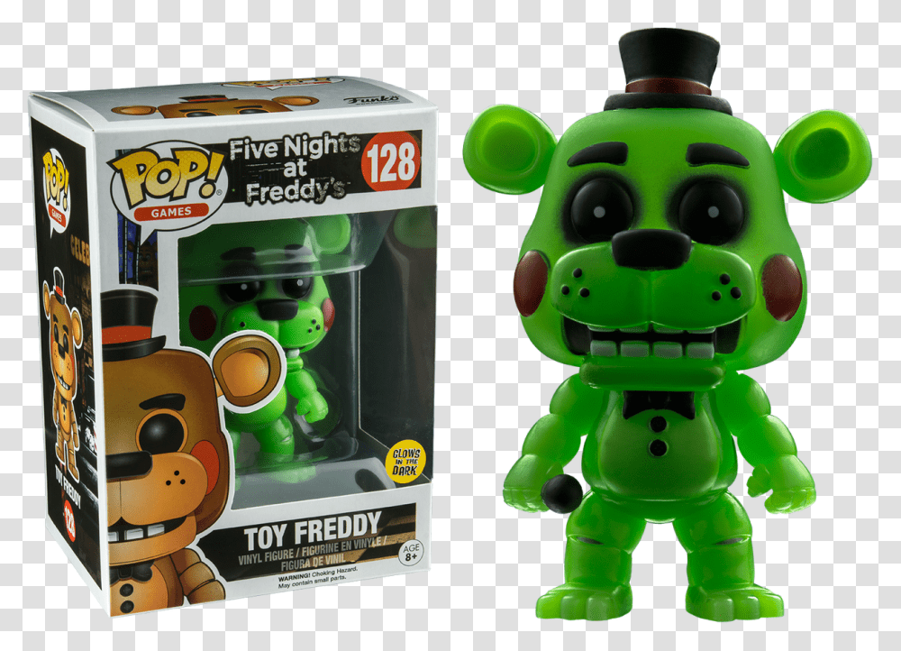 Figurine Pop Five Nights At, Toy, Green, Robot Transparent Png