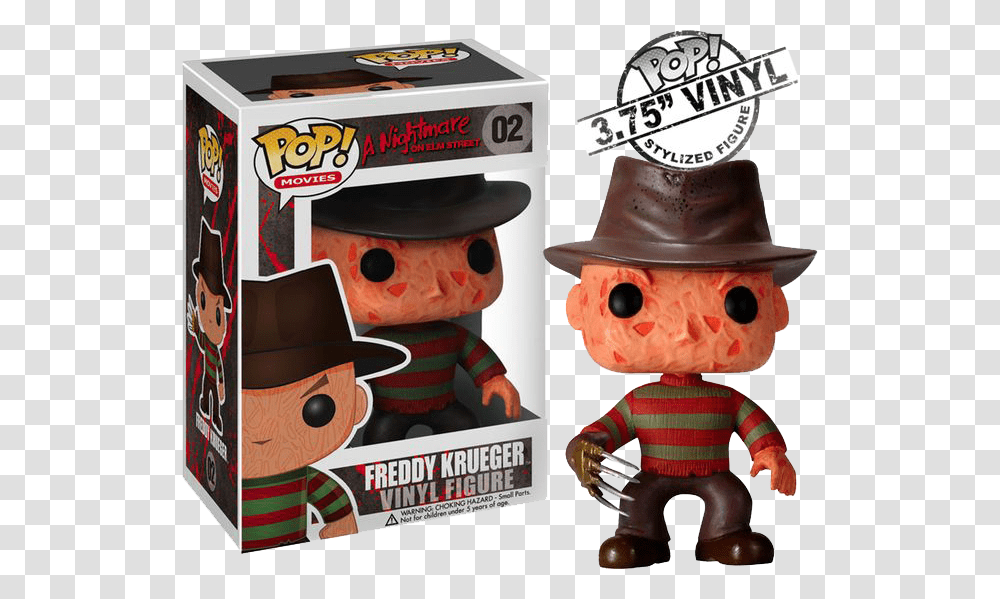 Figurine Pop Freddy Krueger, Apparel, Toy, Hat Transparent Png