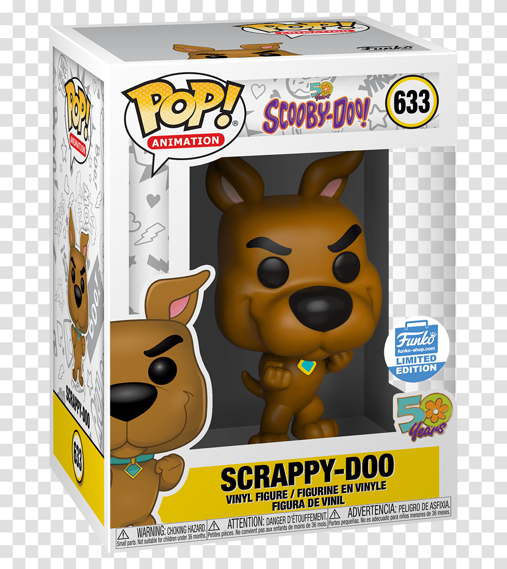 Figurine Pop Scooby Doo, Label, Food, Toy Transparent Png
