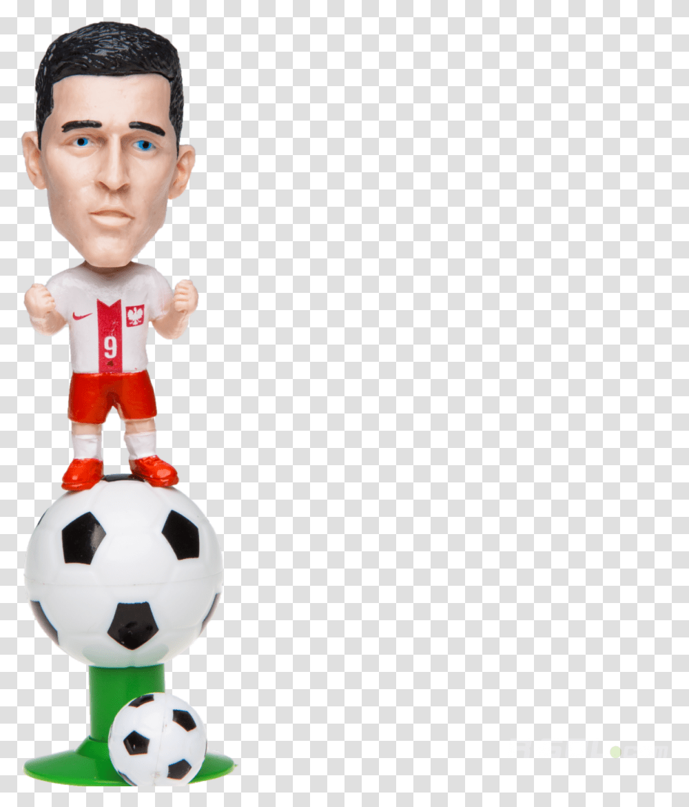 Figurine Quotrobert Lewandowski Soccer Player, People, Person, Human, Soccer Ball Transparent Png