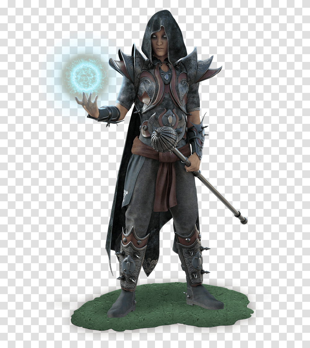 Figurineaction Figuretoywarlordwoman Warriorfictional Wizards Magic Silhouette, Person, Human, Samurai, Armor Transparent Png
