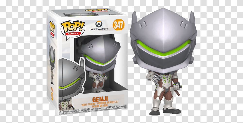 Figurka Funko Pop Genji Funko Pop Genji Overwatch, Helmet, Apparel, Robot Transparent Png