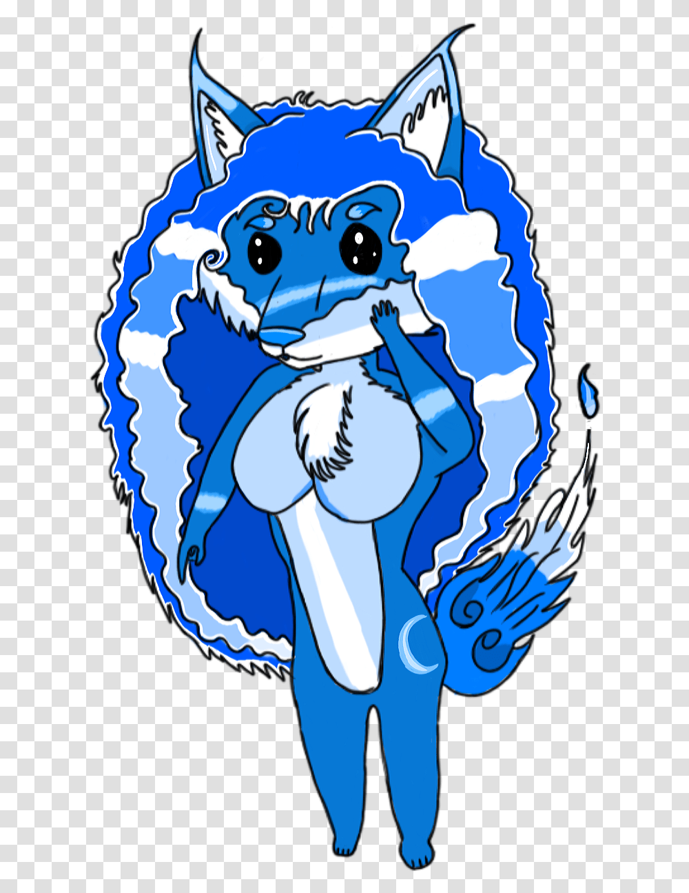Fiji The Little Water Fox Cartoon Full Size Clip Art, Ice, Outdoors, Nature, Animal Transparent Png