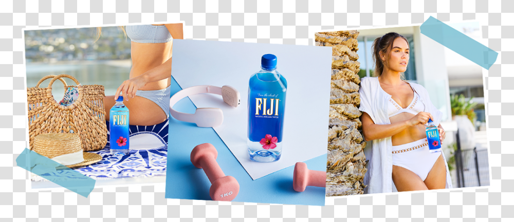 Fijicollage Plastic Bottle, Person, Beverage, Purse, Accessories Transparent Png