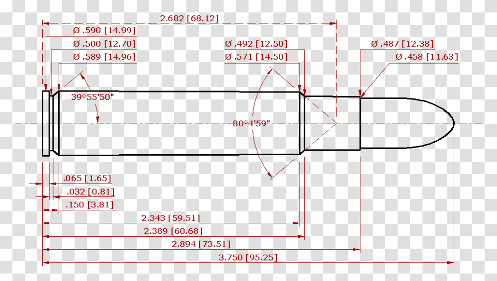 File 450rigby02 458 Win Mag Dimensions, Plot, Number Transparent Png