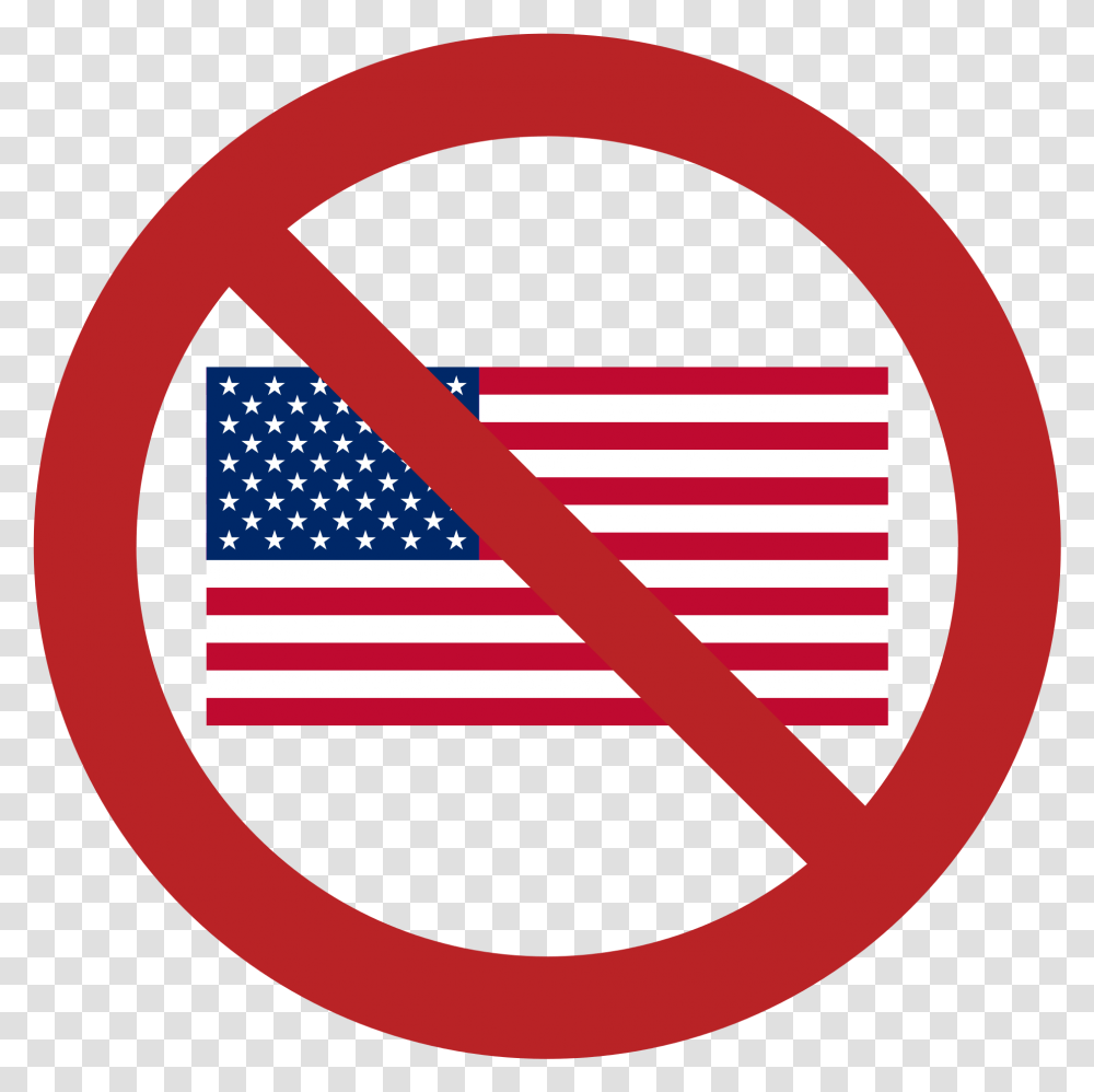 File Anti American Svg Kennedy Space Center Us Flag Crossed Out, American Flag, Label Transparent Png
