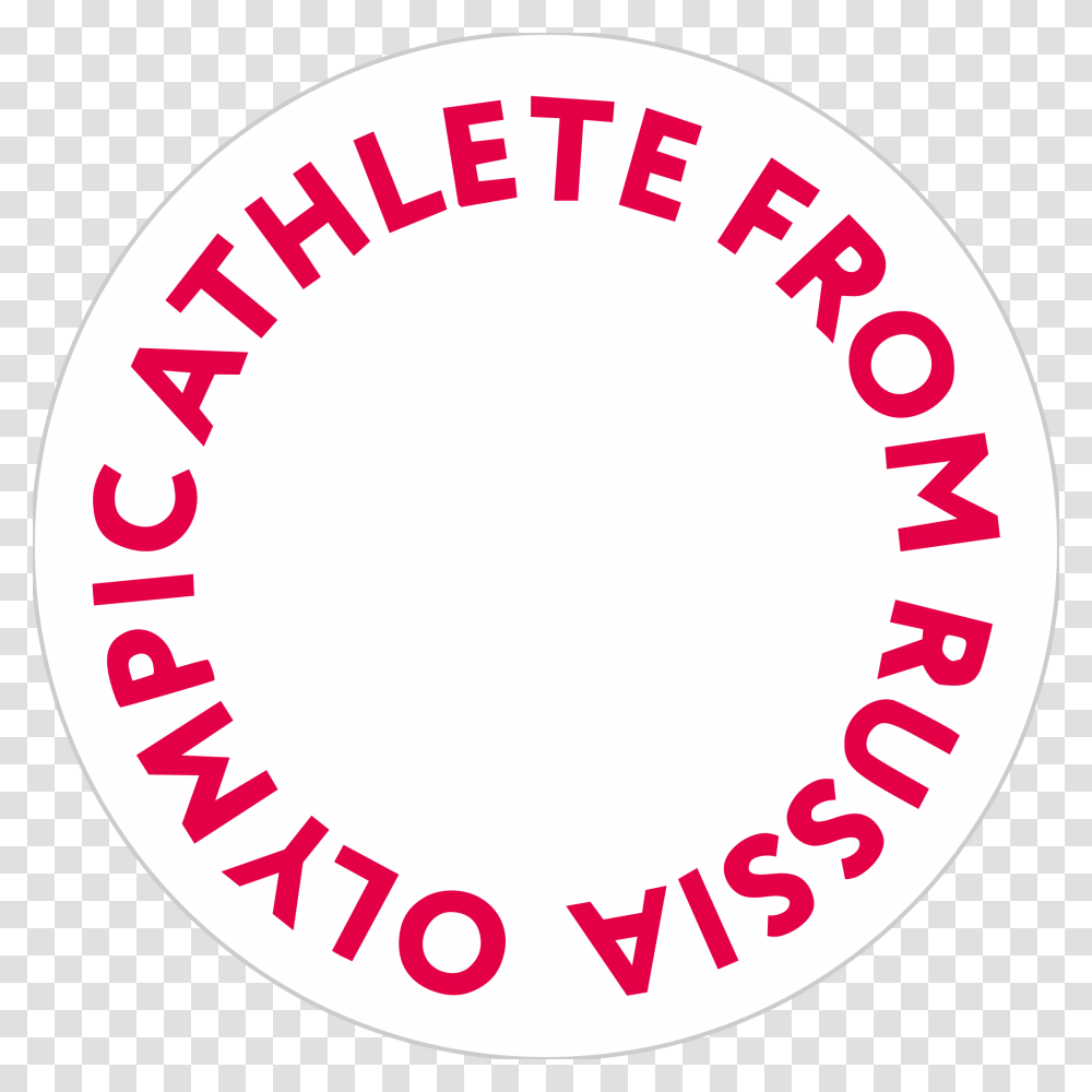 File Athlete From Russia Circle, Label, Sticker, Logo Transparent Png