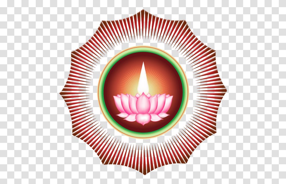 File Brownring Lotus Optical Illusions Of Scattering Of Light, Diwali, Lamp, Fire, Candle Transparent Png