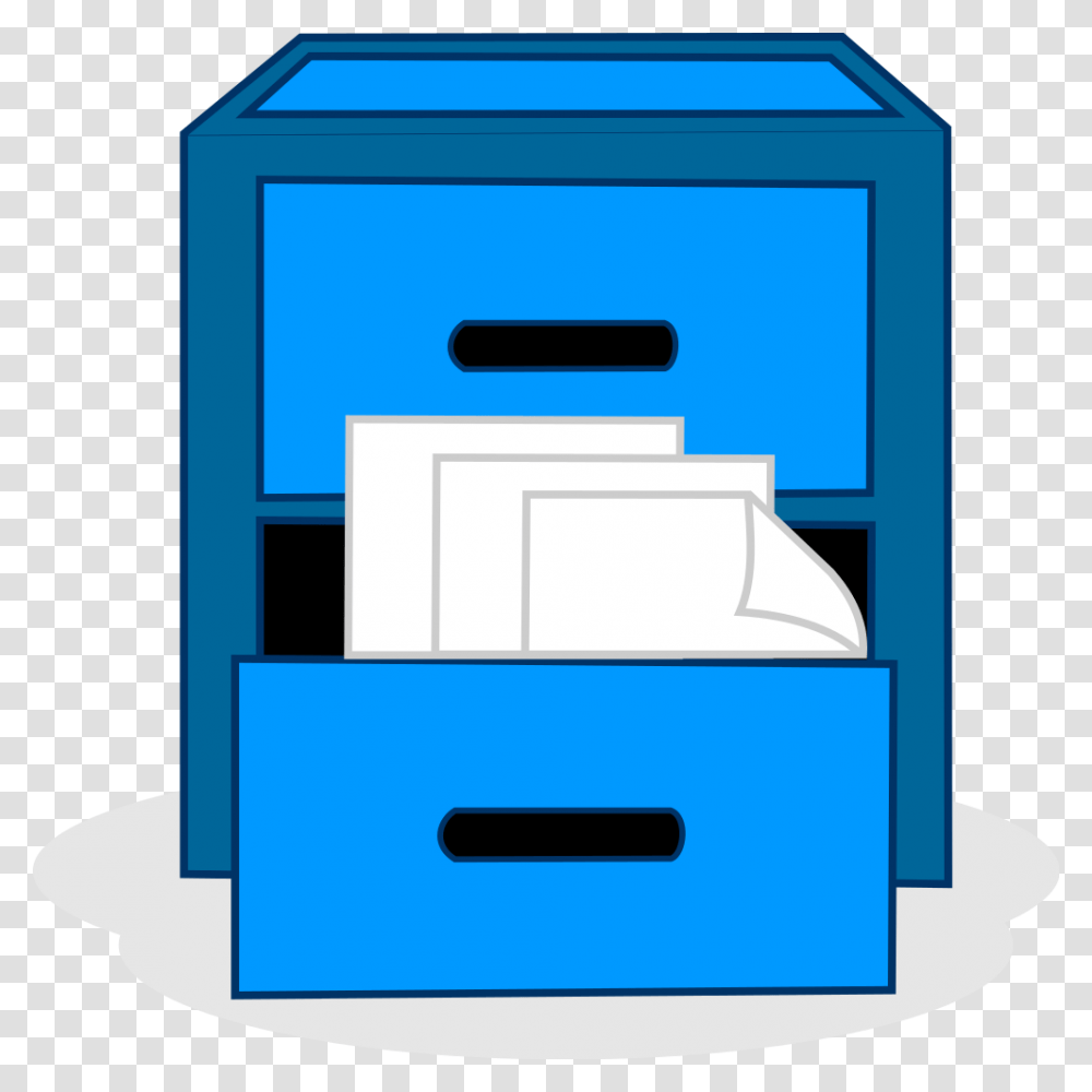 File Cabinet Blue, Mailbox, Letterbox, Postbox, Public Mailbox Transparent Png