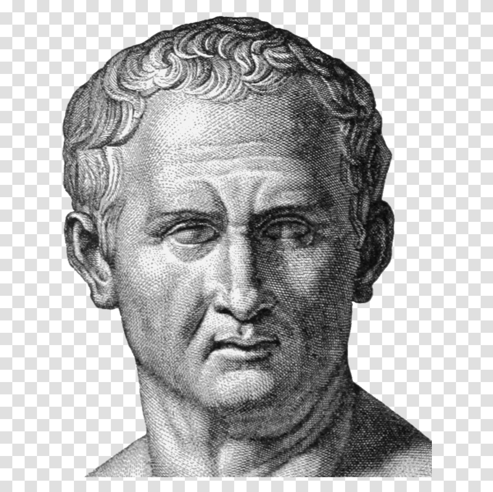 File Cicero Head Marcus Cicero, Person, Human, Face Transparent Png