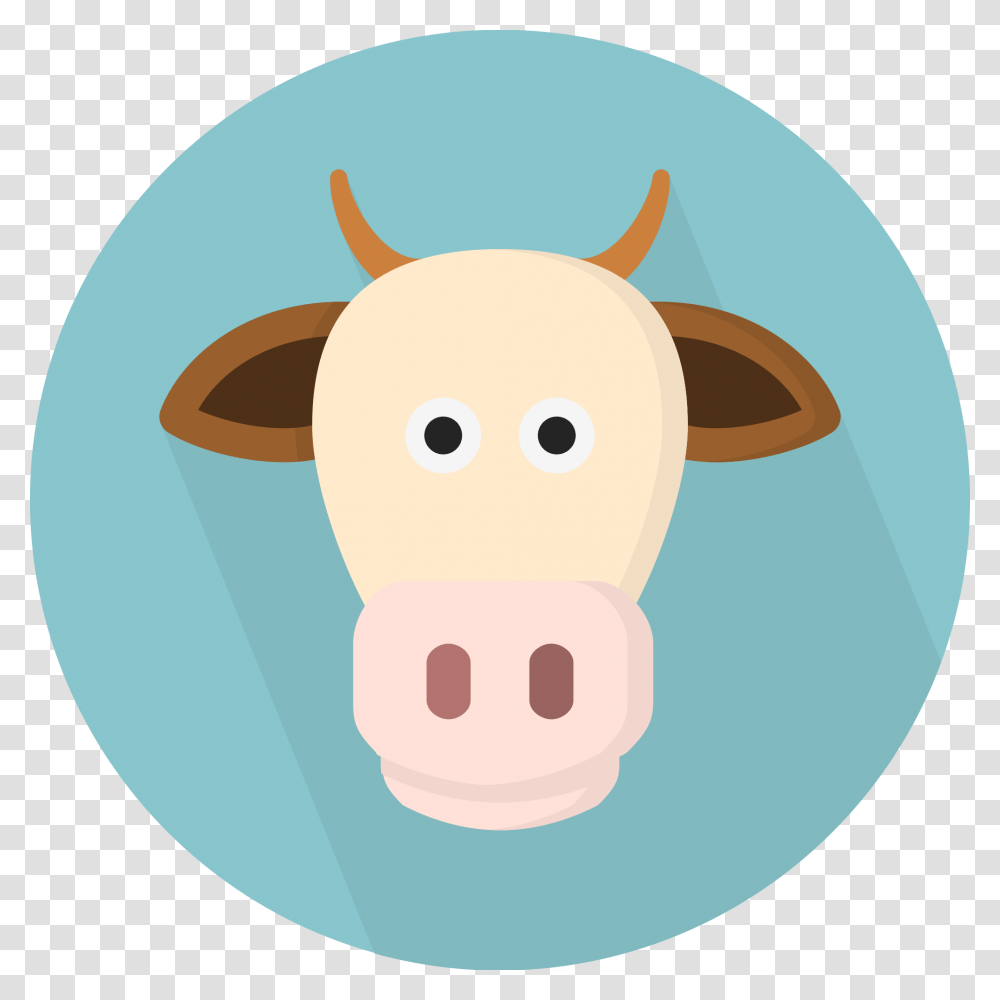 File Creative Tail Icon Cow, Snout, Mammal, Animal, Snowman Transparent Png