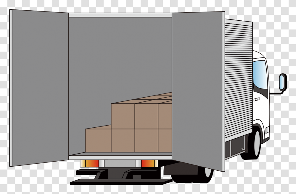 File Delivery Truck Svg Delivery Truck Clipart Back Of Delivery Truck, Furniture, Cupboard, Closet, Cabinet Transparent Png