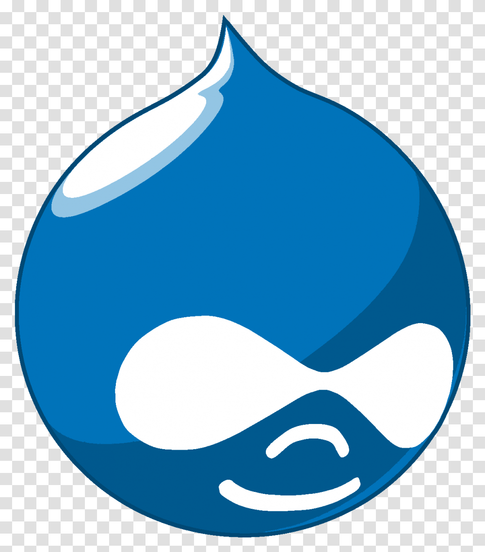 File Druplicon Large Drupal Icon Water Drop Logo With Face, Mustache, Droplet Transparent Png