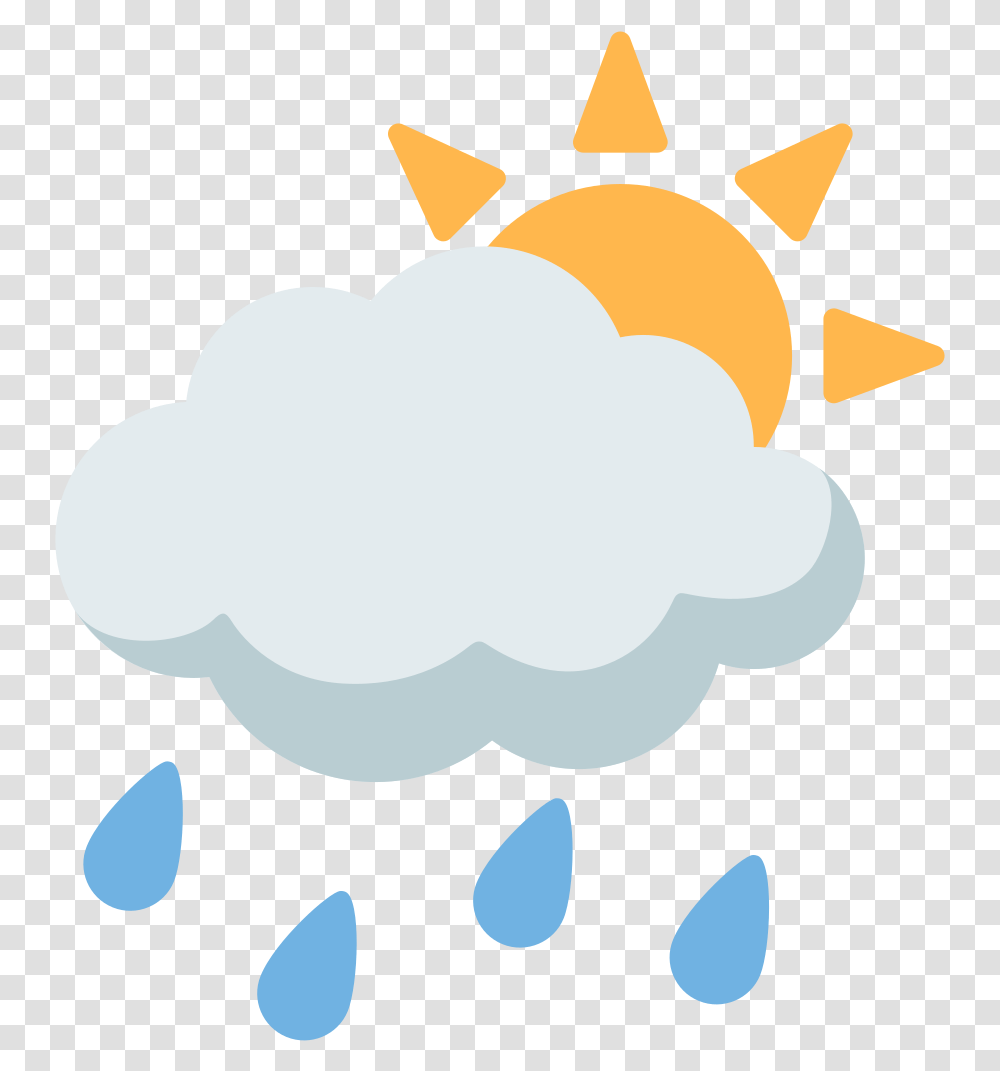 File Emoji U1f326 Svg Sun Cloud Rain Emoji Indian National Flag In, Pillow, Cushion Transparent Png