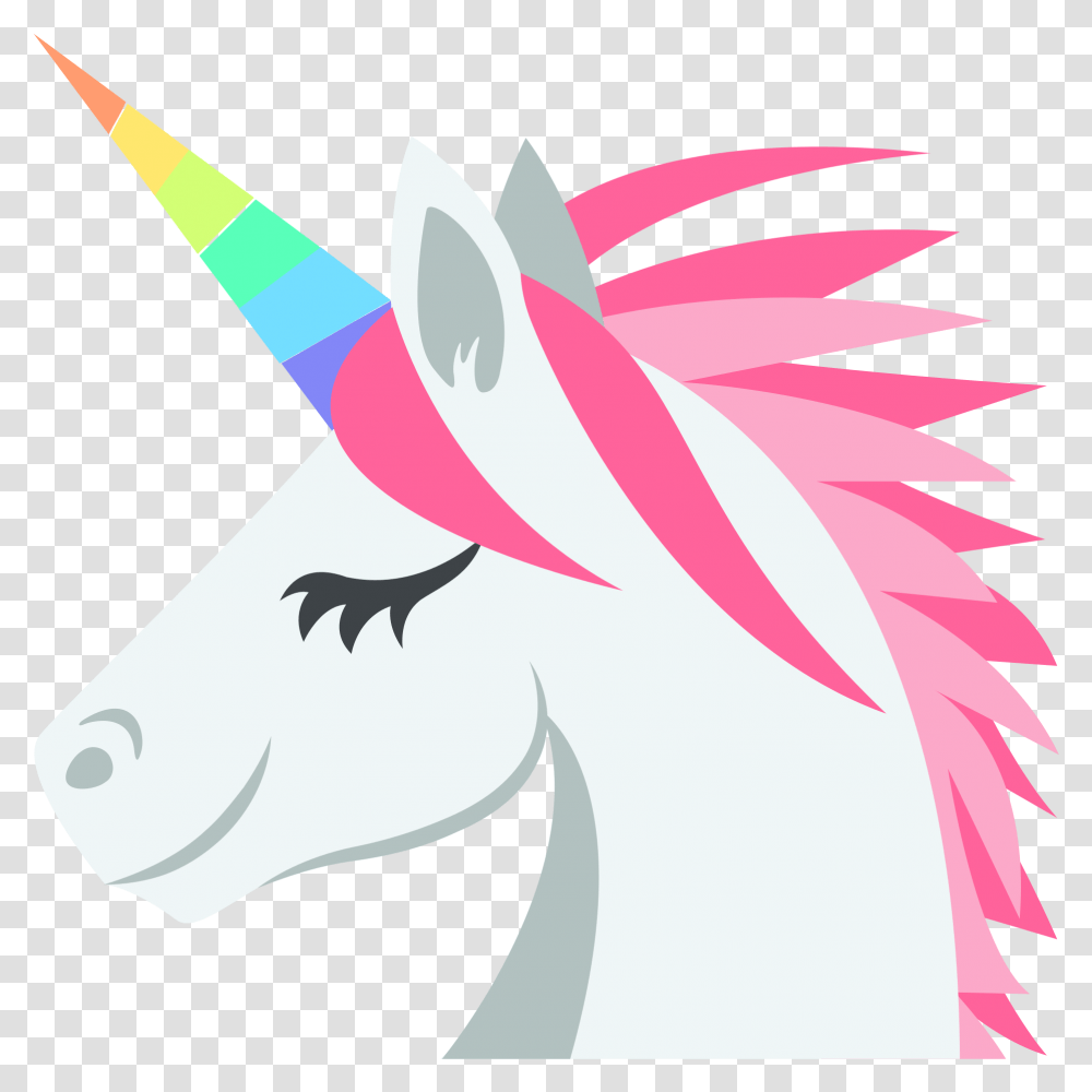 File Emojione 1f984 Svg Unicorns Rainbows Unicorn Emoji, Star Symbol Transparent Png