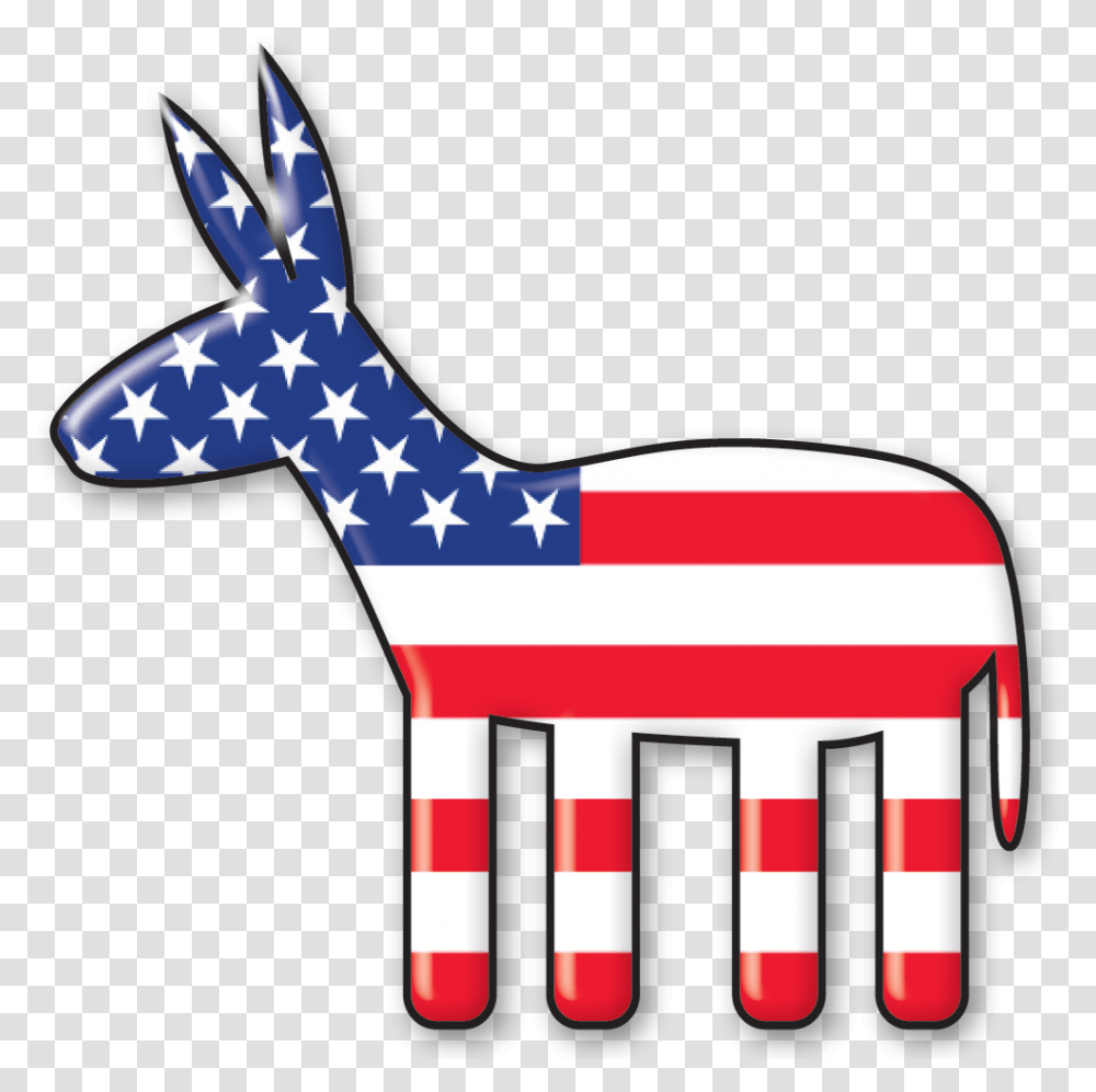 File Flag Donkey Democratic Party Of Usa, Axe, Tool, Antelope Transparent Png