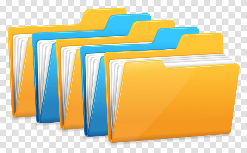 File Folder Vector Folder File Icon, File Binder Transparent Png