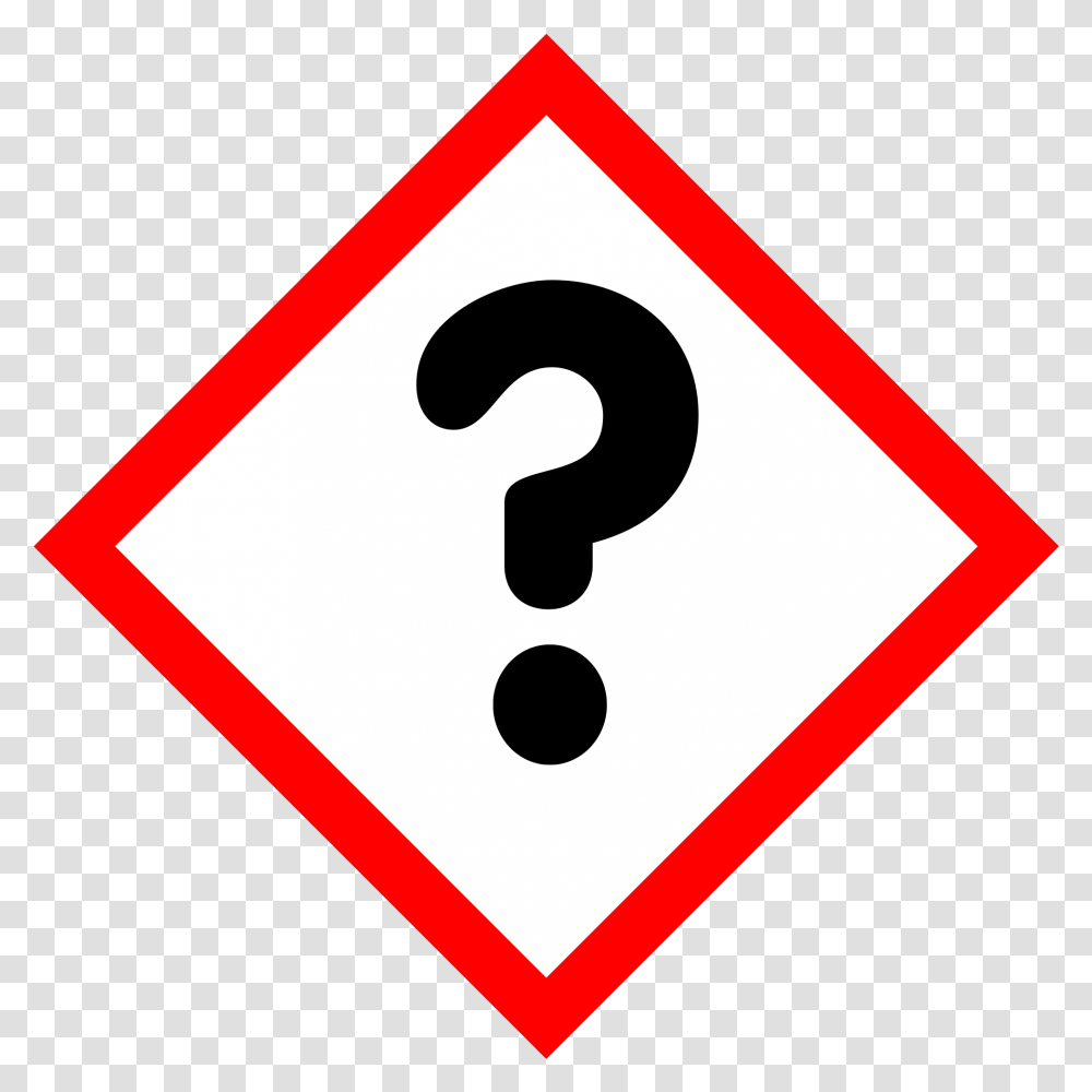 File Ghs Pictogram Question Svg Wikimedia Commons Coshh Oxidising, Sign, Road Sign, Triangle Transparent Png