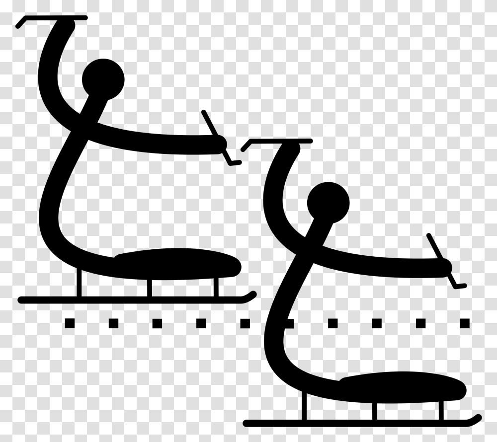 File Ice Sledge Speed Racing Paralympic Pictogram Ice Sledge Speed Racing, Gray, World Of Warcraft Transparent Png