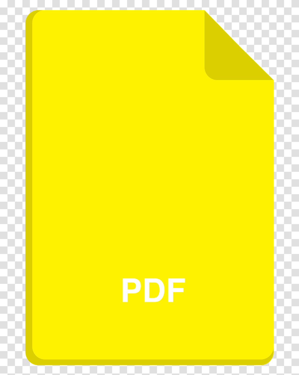 File Icon Vector File Pdf Icon Pdf Flat Icon File Icon Yellow, File Binder, File Folder Transparent Png