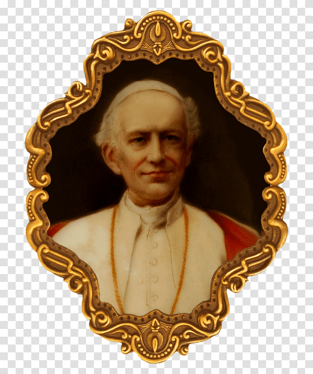 File Leo13 Pope Leo Xiii, Painting, Person, Human Transparent Png