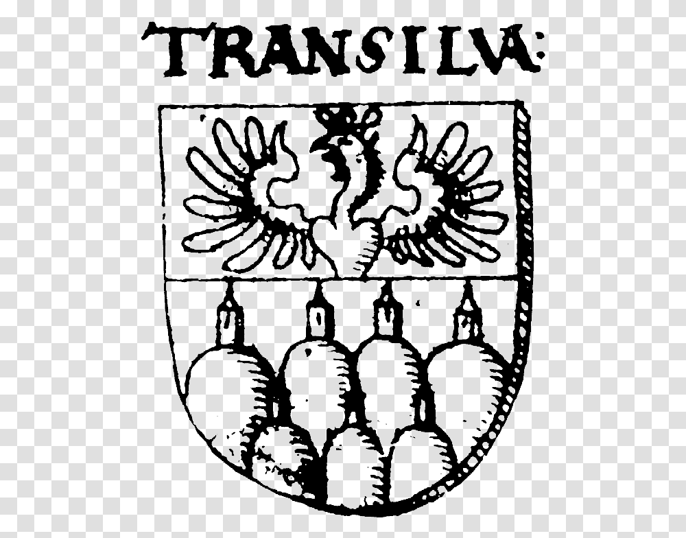 File Lhulsiustransilvania Transylvania Coat Of Arms, Spider Web, Rug, Gray, Stencil Transparent Png