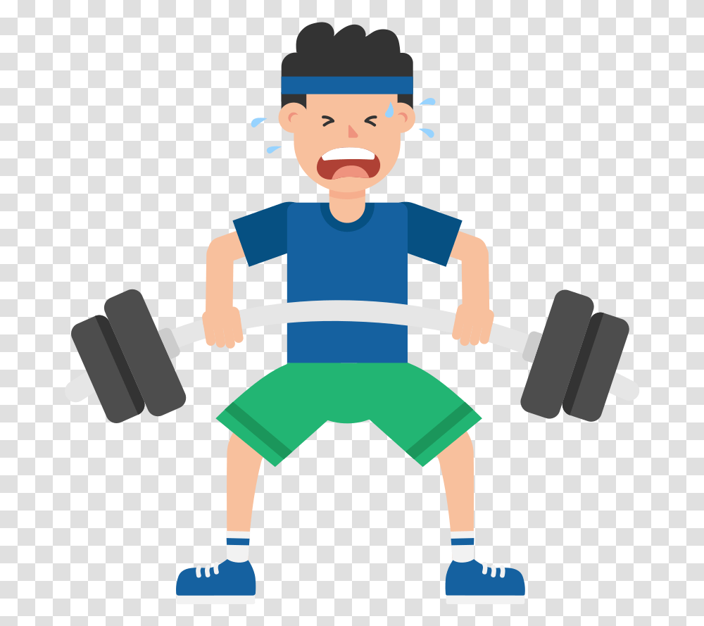 File Man Barbell Cartoon Deadlift Gif Animated, Toy, Seesaw Transparent Png