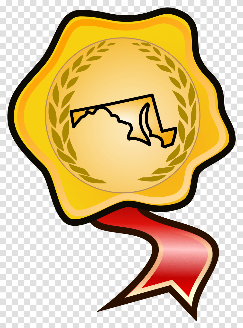 File Md Gold Medal Svg Wikimedia Commons Portable Network Graphics, Label, Food, Outdoors Transparent Png