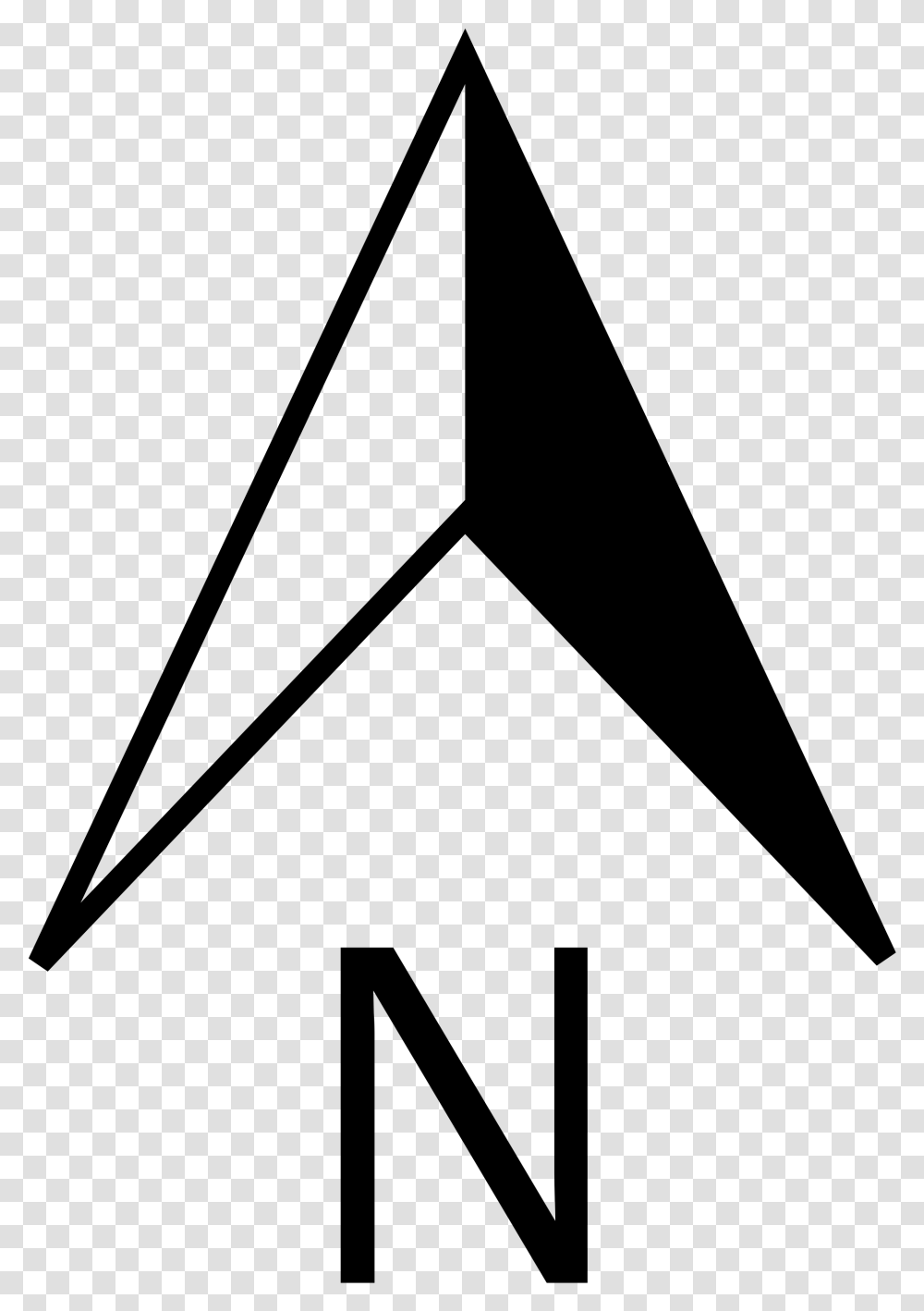 File North Pointer Svg Wikimedia Commons Arrow Clip North Arrow, Gray, World Of Warcraft Transparent Png