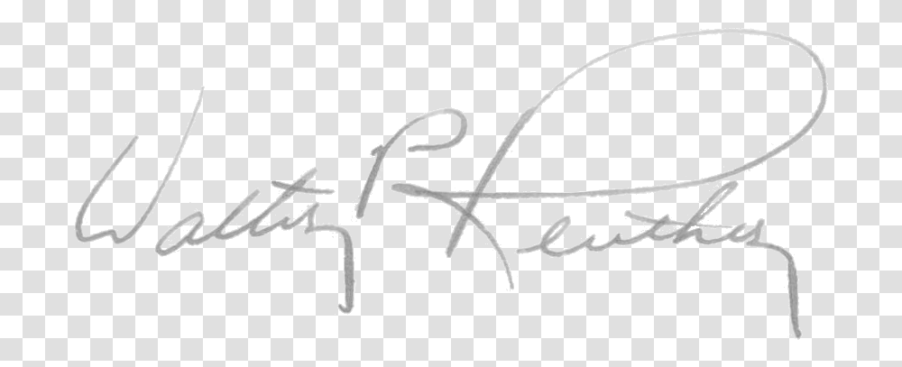 File Of Walter Reuther Signature On White Background, Handwriting, Bow, Autograph Transparent Png