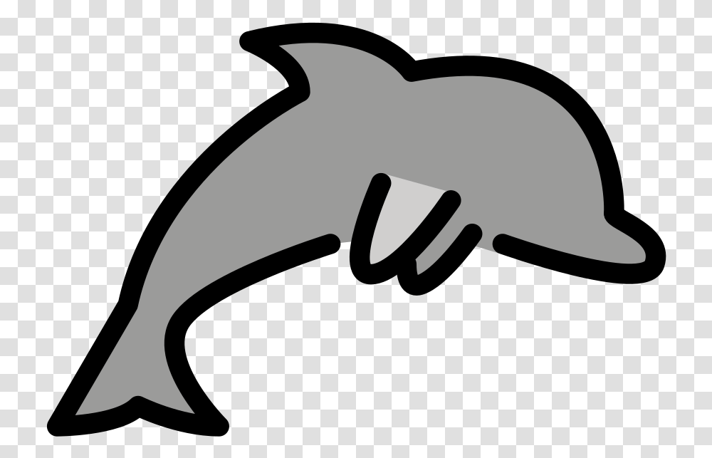 File Openmoji Color 1f42c Svg Common Bottlenose Dolphin, Axe, Tool, Animal, Mammal Transparent Png