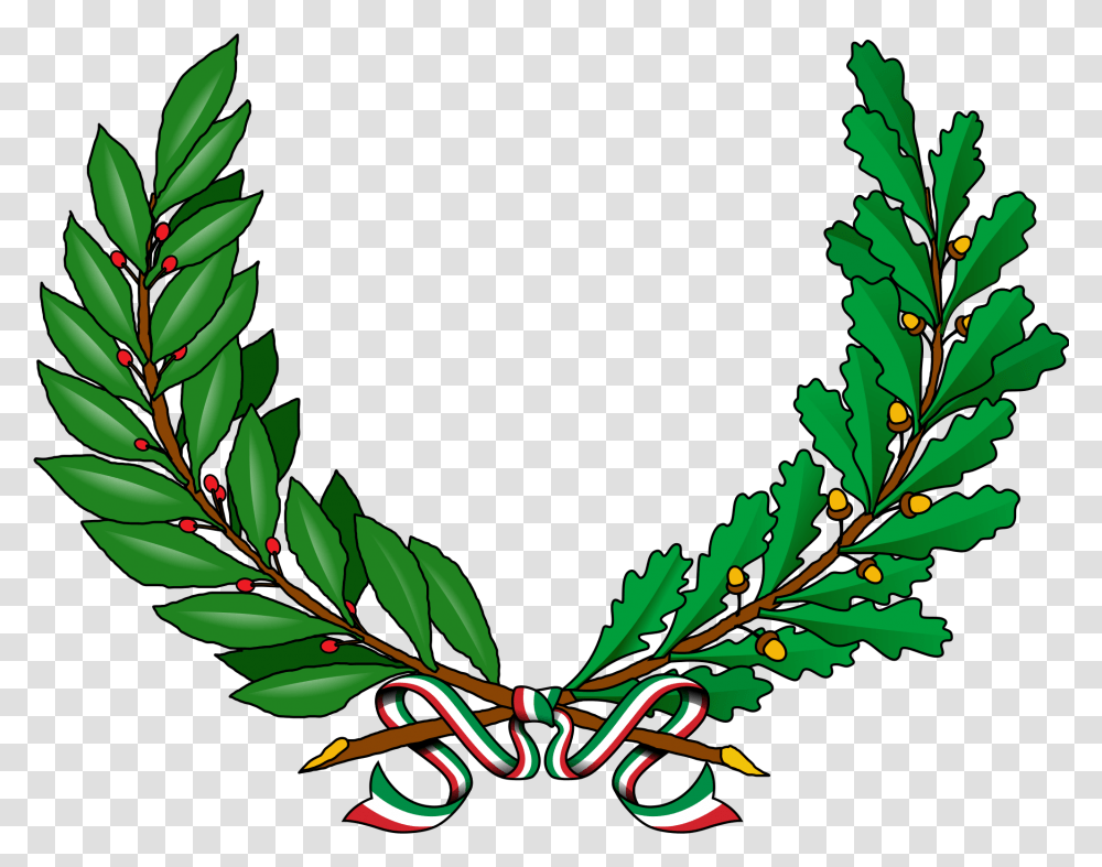 File Ornamenti Da Comune Svg Wikimedia Commons Tree Vine Coat Of Arms Leaves, Plant, Bird, Animal, Graphics Transparent Png