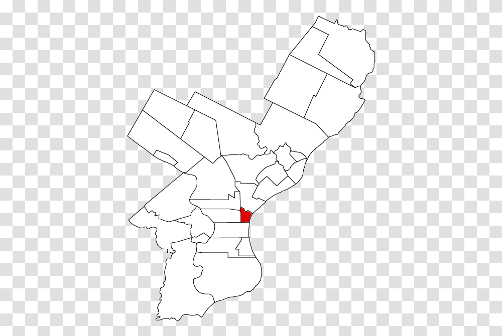 File Outline Map Of Philadelphia, Plot, Diagram, Plan, Atlas Transparent Png