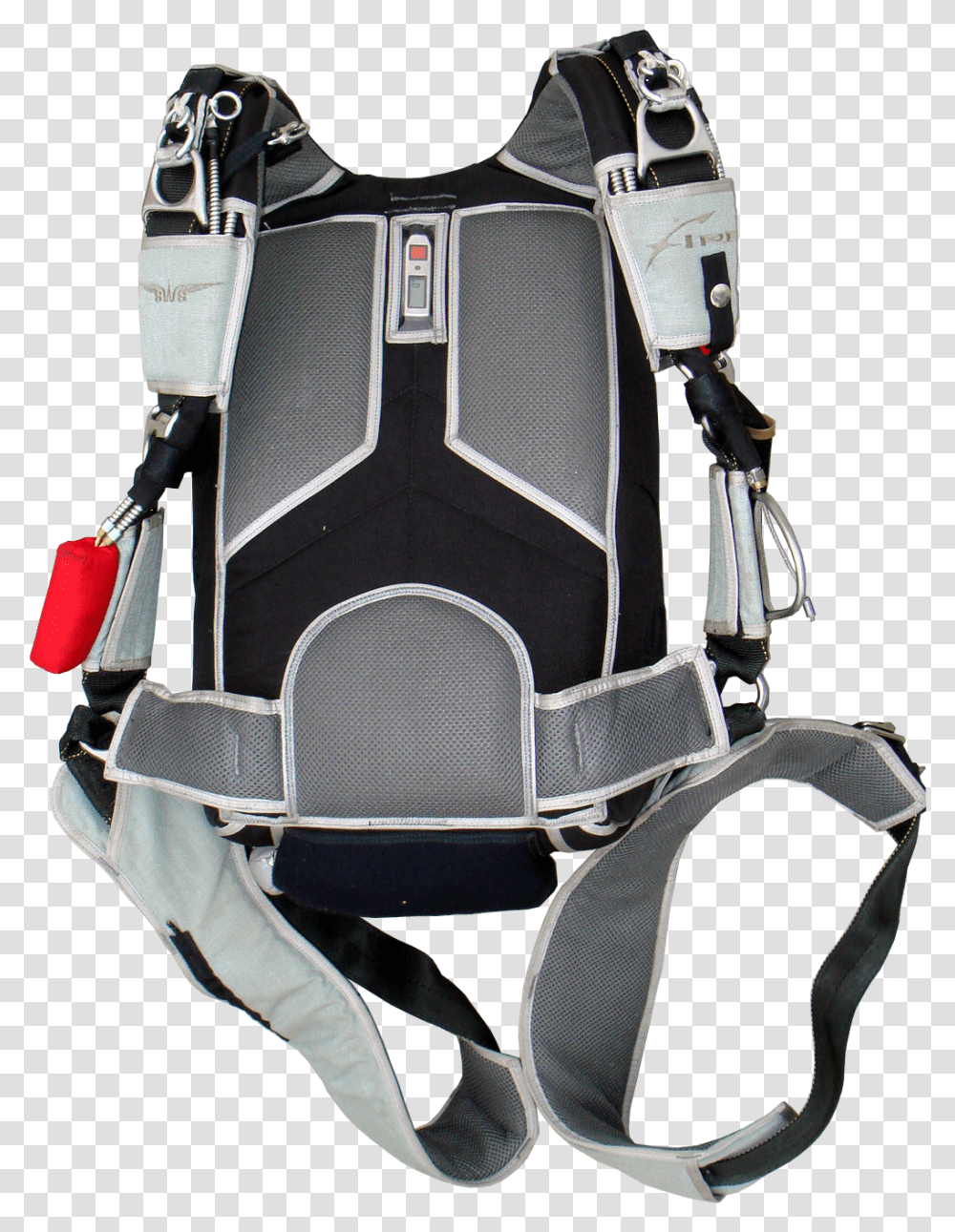 File Parachute2 Red Bull Stratos Gear, Backpack, Bag, Harness Transparent Png