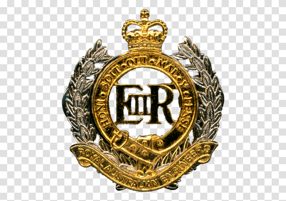 File Raehatbadge Honi Soit Qui Mal Y Pense Royal Engineers, Logo, Trademark, Locket Transparent Png