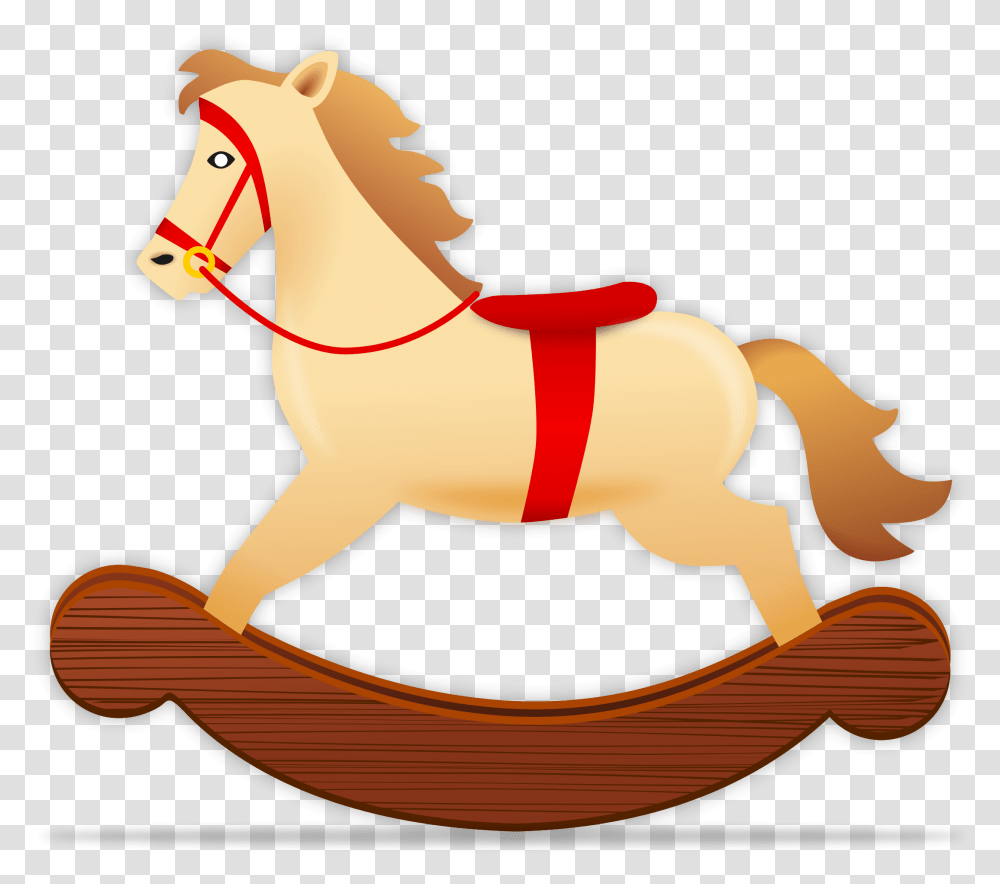 Деревянная лошадка без фона