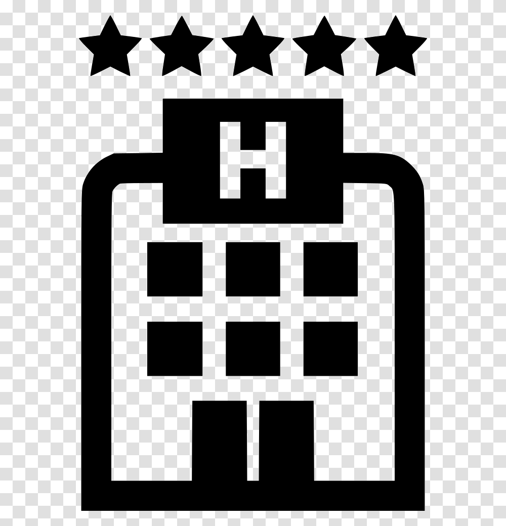 File Svg 5 Star Hotel Icon, Stencil, Rug Transparent Png