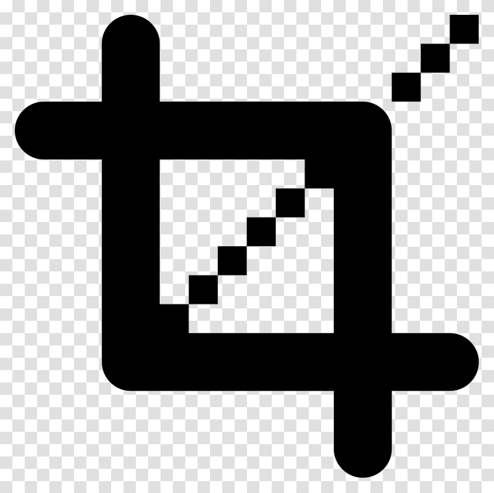 File Svg Arc Minecraft, Cross, Stencil Transparent Png