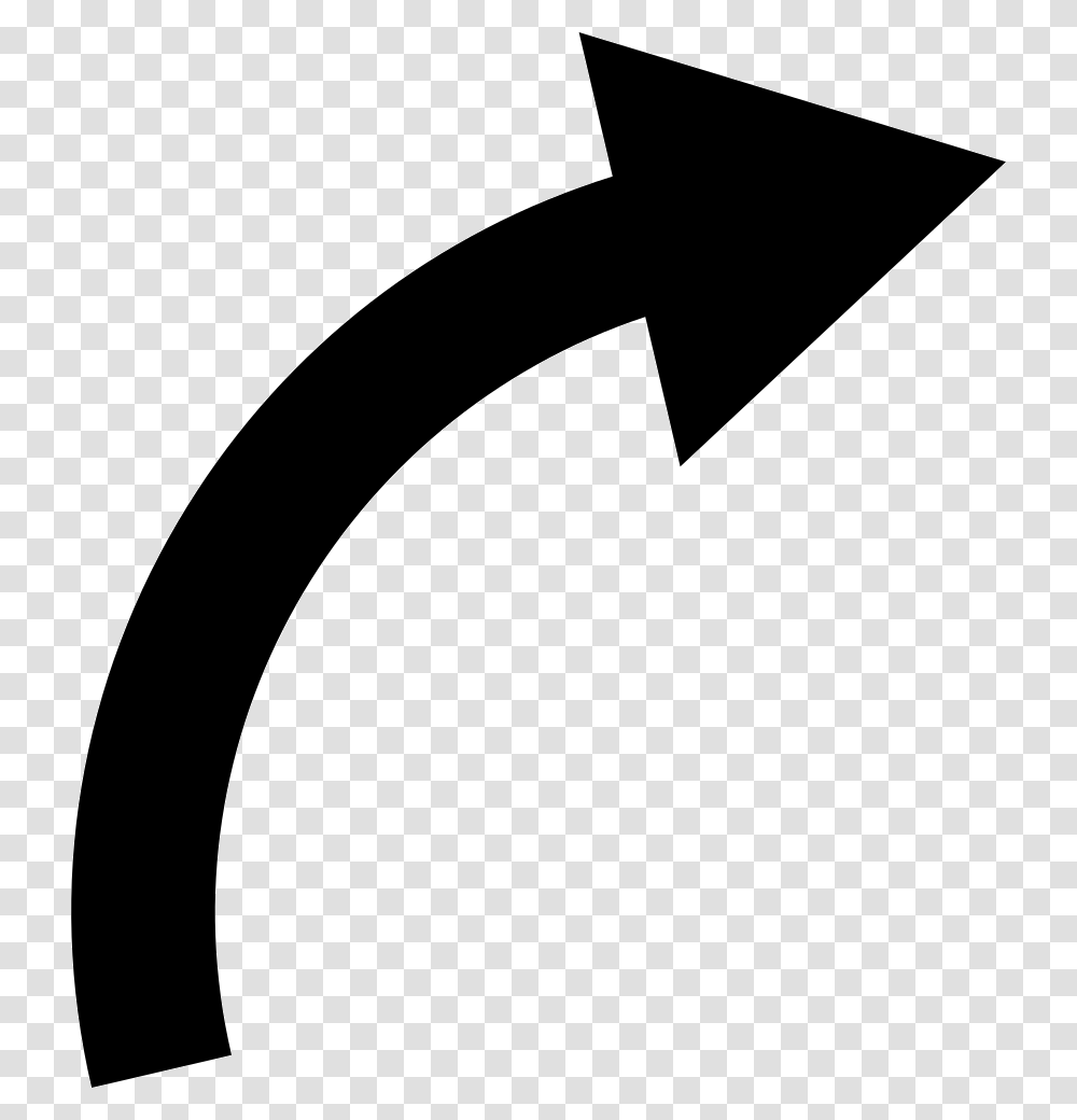 File Svg Arrow Going Up And Right, Axe, Tool Transparent Png