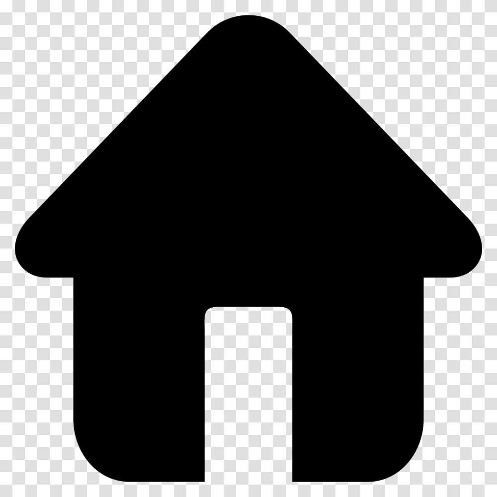 File Svg Black House Icon, Logo, Trademark, Label Transparent Png