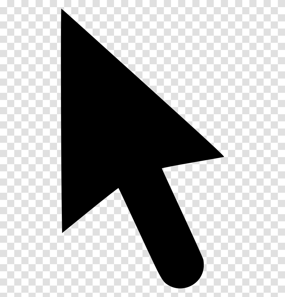 File Svg Cursor Mouse Icon, Triangle, Silhouette Transparent Png