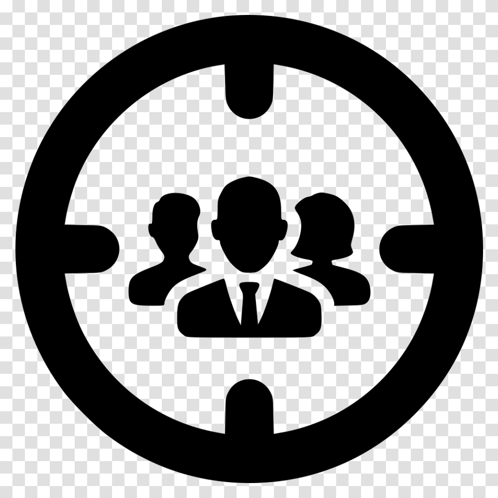 File Svg Free Target Group Icon, Stencil, Person, Human Transparent Png