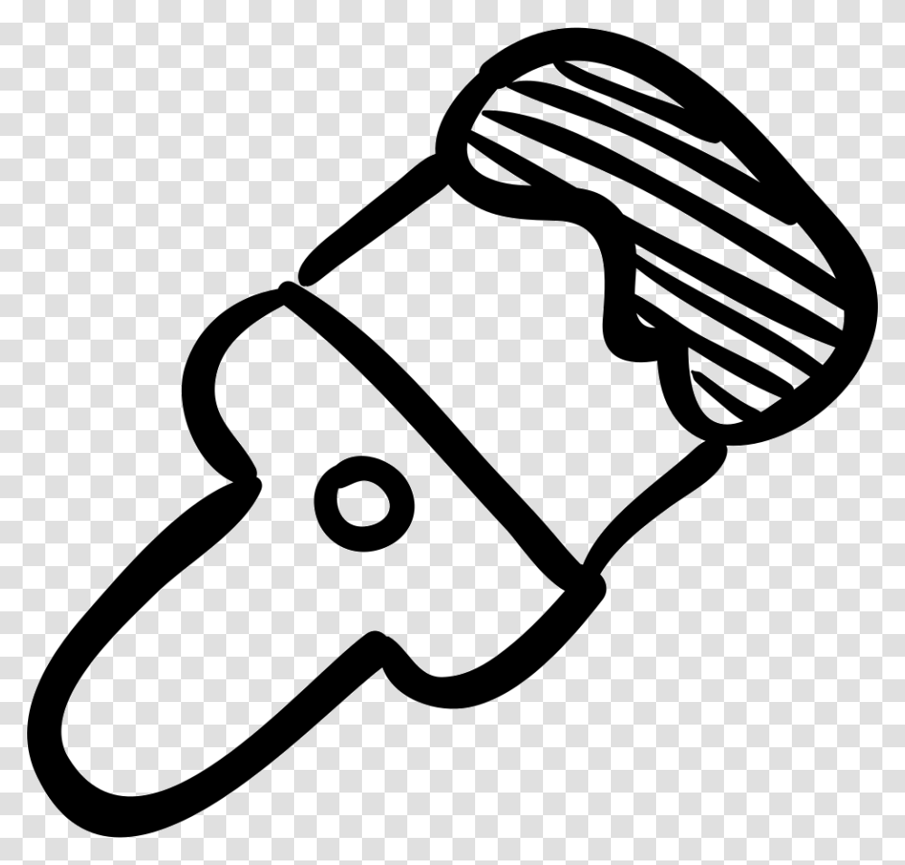 File Svg Hand Drawn Brush, Lawn Mower, Tool, Bottle, Stencil Transparent Png